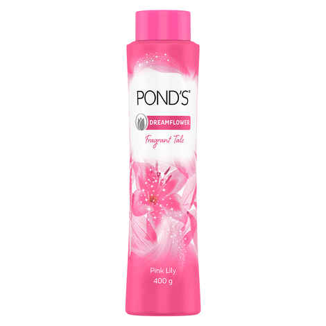 Pond's Fragrant Talcum Powder Pink Lily 400g